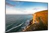 A View from a High Point over Cliff Tops and Sea Shore in England-Will Wilkinson-Mounted Photographic Print