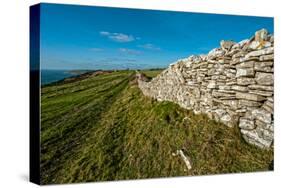 A View from a High Point over Heather and Fields in England-Will Wilkinson-Stretched Canvas