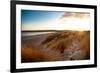 A View from a High Point over Heather and Fields in England-Will Wilkinson-Framed Photographic Print