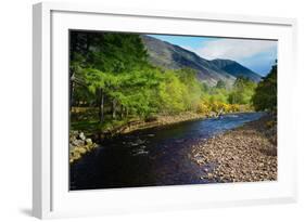 A View from a High Point over Heather and Fields in England-Will Wilkinson-Framed Photographic Print