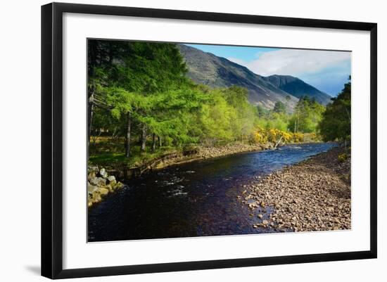 A View from a High Point over Heather and Fields in England-Will Wilkinson-Framed Photographic Print