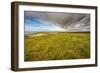 A View from a High Point over Heather and Fields in England-Will Wilkinson-Framed Photographic Print