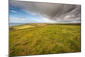 A View from a High Point over Heather and Fields in England-Will Wilkinson-Mounted Photographic Print