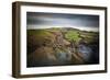 A View from a High Point over Heather and Fields in England-Will Wilkinson-Framed Photographic Print