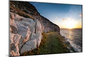 A View from a High Point over Heather and Fields in England-Will Wilkinson-Mounted Photographic Print