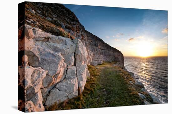 A View from a High Point over Heather and Fields in England-Will Wilkinson-Stretched Canvas