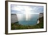 A View from a High Point over Heather and Fields in England-Will Wilkinson-Framed Photographic Print