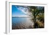 A View from a High Point over Heather and Fields in England-Will Wilkinson-Framed Photographic Print