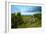 A View from a High Point over Heather and Fields in England-Will Wilkinson-Framed Photographic Print