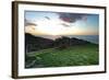 A View from a High Point over Heather and Fields in England-Will Wilkinson-Framed Photographic Print