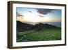 A View from a High Point over Heather and Fields in England-Will Wilkinson-Framed Photographic Print