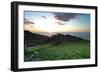 A View from a High Point over Heather and Fields in England-Will Wilkinson-Framed Photographic Print