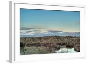 A View from a High Point over Heather and Fields in England-Will Wilkinson-Framed Photographic Print