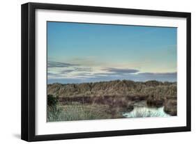 A View from a High Point over Heather and Fields in England-Will Wilkinson-Framed Photographic Print