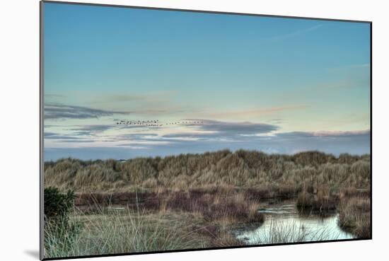 A View from a High Point over Heather and Fields in England-Will Wilkinson-Mounted Photographic Print