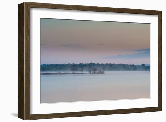 A View from a High Point over Heather and Fields in England-Will Wilkinson-Framed Photographic Print