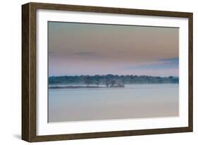 A View from a High Point over Heather and Fields in England-Will Wilkinson-Framed Photographic Print