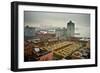 A View from a High Point over Heather and Fields in England-Will Wilkinson-Framed Photographic Print