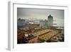 A View from a High Point over Heather and Fields in England-Will Wilkinson-Framed Photographic Print