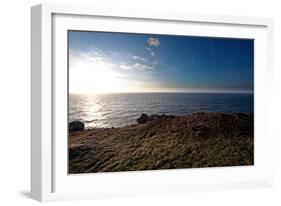 A View from a High Point over Heather and Fields in England-Will Wilkinson-Framed Photographic Print