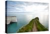 A View from a High Point over Heather and Fields in England-Will Wilkinson-Stretched Canvas