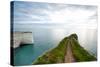 A View from a High Point over Heather and Fields in England-Will Wilkinson-Stretched Canvas