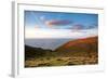 A View from a High Point over Heather and Fields in England-Will Wilkinson-Framed Photographic Print