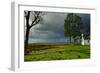 A View from a High Point over Heather and Fields in England-Will Wilkinson-Framed Premium Photographic Print