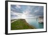 A View from a High Point over Heather and Fields in England-Will Wilkinson-Framed Photographic Print