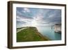 A View from a High Point over Heather and Fields in England-Will Wilkinson-Framed Photographic Print