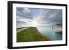 A View from a High Point over Heather and Fields in England-Will Wilkinson-Framed Photographic Print