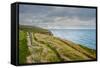 A View from a High Point over Heather and Fields in England-Will Wilkinson-Framed Stretched Canvas