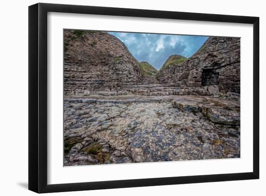 A View from a High Point over Heather and Fields in England-Will Wilkinson-Framed Photographic Print