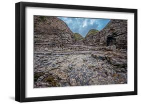 A View from a High Point over Heather and Fields in England-Will Wilkinson-Framed Photographic Print