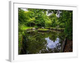 A View from a High Point over Heather and Fields in England-Will Wilkinson-Framed Photographic Print