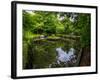 A View from a High Point over Heather and Fields in England-Will Wilkinson-Framed Photographic Print