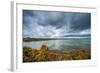 A View from a High Point over Heather and Lake in England-Will Wilkinson-Framed Photographic Print