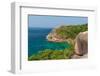 A view from above of Ko Miang, island. Ko Miang, Similan Islands, Phang Nga, Thailand-Sergio Pitamitz-Framed Photographic Print