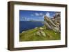 A view from Clogher Head towards Sybil Point, at the western end of the Dingle Peninsula, County Ke-Nigel Hicks-Framed Photographic Print