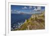 A view from Clogher Head towards Sybil Point, at the western end of the Dingle Peninsula, County Ke-Nigel Hicks-Framed Photographic Print