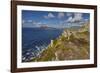 A view from Clogher Head towards Sybil Point, at the western end of the Dingle Peninsula, County Ke-Nigel Hicks-Framed Photographic Print