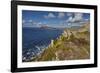 A view from Clogher Head towards Sybil Point, at the western end of the Dingle Peninsula, County Ke-Nigel Hicks-Framed Photographic Print