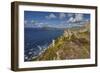 A view from Clogher Head towards Sybil Point, at the western end of the Dingle Peninsula, County Ke-Nigel Hicks-Framed Photographic Print