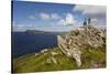 A view from Clogher Head towards Sybil Point, at the western end of the Dingle Peninsula, County Ke-Nigel Hicks-Stretched Canvas