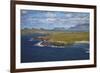 A view from Clogher Head towards Sybil Point, at the western end of the Dingle Peninsula, County Ke-Nigel Hicks-Framed Photographic Print