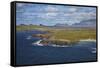 A view from Clogher Head towards Sybil Point, at the western end of the Dingle Peninsula, County Ke-Nigel Hicks-Framed Stretched Canvas