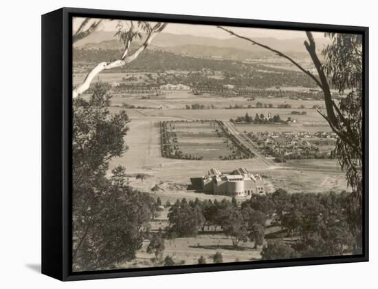 A View from Mount Ainslie, Canberra, Act, Australia 1930s-null-Framed Stretched Canvas