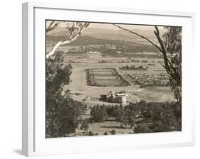 A View from Mount Ainslie, Canberra, Act, Australia 1930s-null-Framed Photographic Print