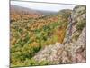 A View from Summit Peak of Lake of the Clouds Looking into the Big Carp River Valley in Autumn at P-Julianne Eggers-Mounted Photographic Print