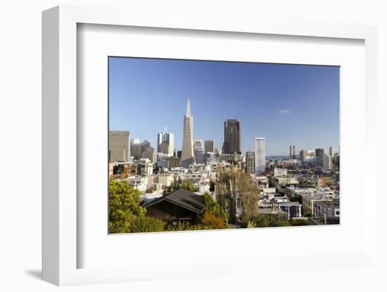 A View from Telegraph Hill, San Francisco, California, USA-Susan Pease-Framed Photographic Print